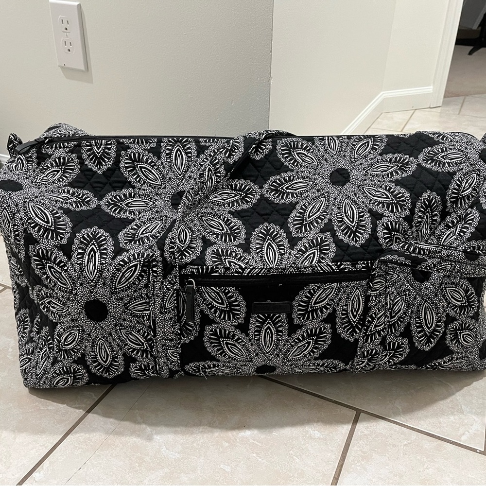 Vera Bradley XL Duffel Blanco Bouquet
